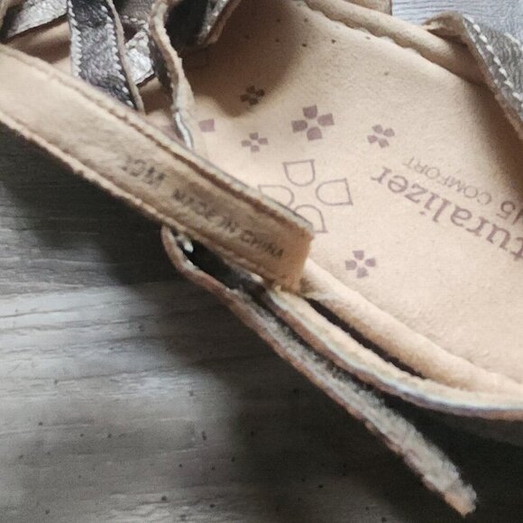 Naturalizer Jamboree N5 Comfort Womens Leather Sandals Gladiator Flats Size 10 - Picture 6 of 11